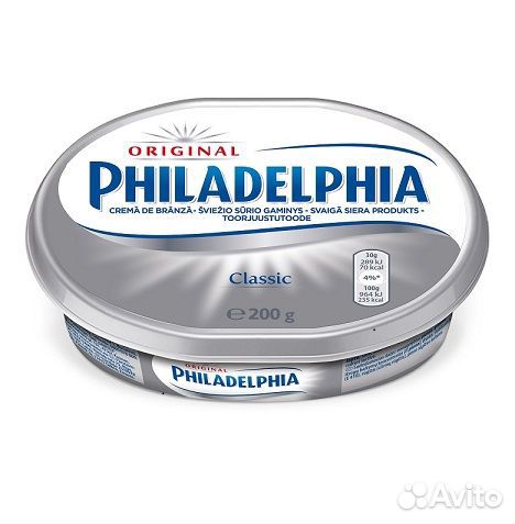 Сливочный сыр филадельфия 200 г