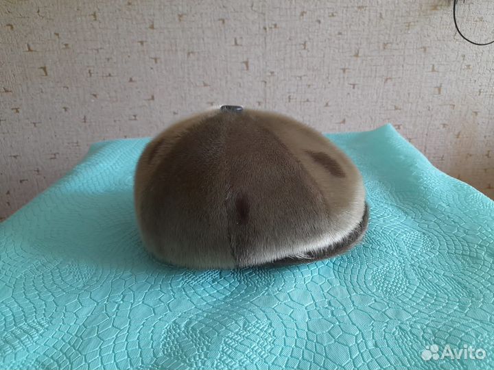 Мужская кепка мех нерпа