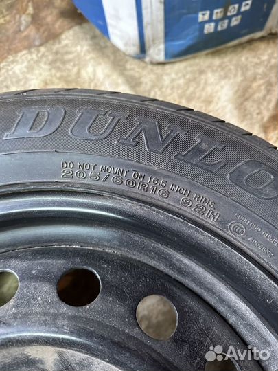 Колесо dunlop SP Sport 2050m (5х114.3 ; 205/60/16)