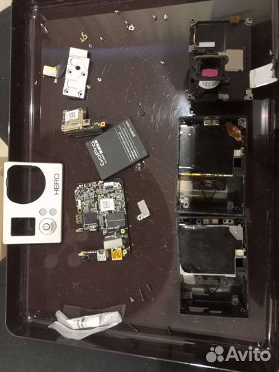 Экшн камера gopro hero 3. На запчасти