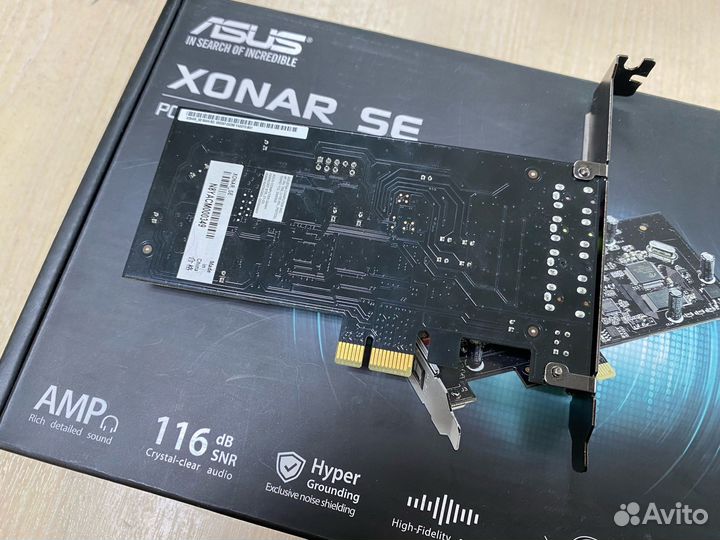 Внутренняя звуковая карта asus Xonar SE