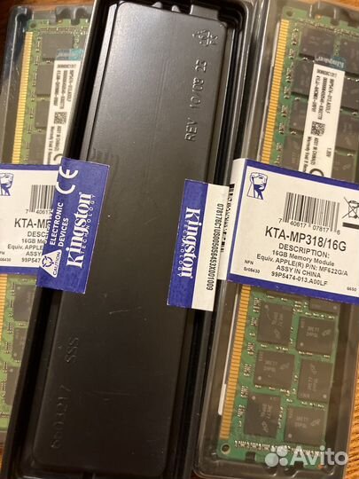 Оперативная память ddr4 16gb Apple KTA-MP318/16G