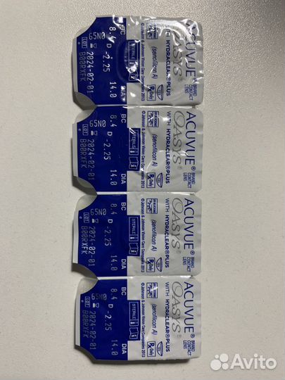 Контактные линзы Acuvue Oasys