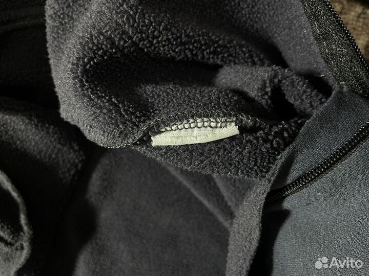 Флисовое худи Ninja/Asymmetric Polartec Windbloc