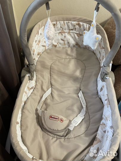 Шезлонг детский с вибрацией