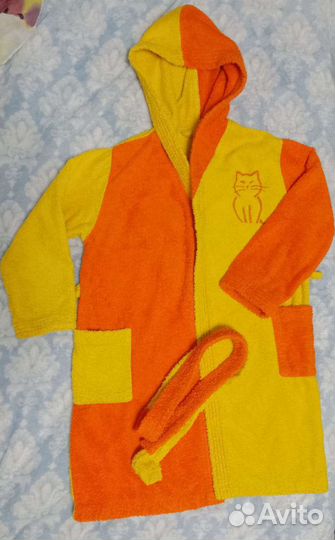 Детский махровый халат р.98-110