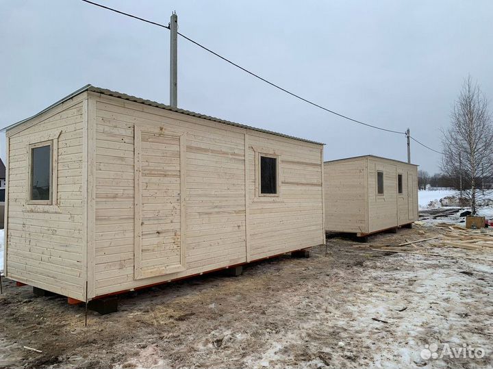 Бытовка и хозблок на заказ с отделкой