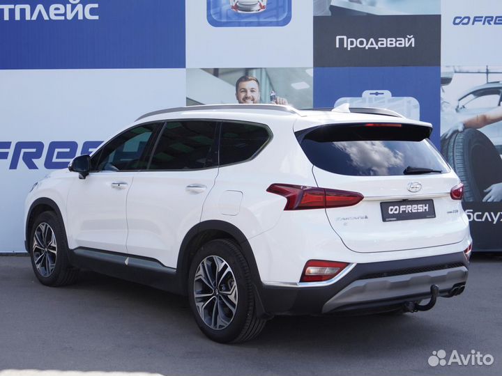 Hyundai Santa Fe 2.2 AT, 2018, 124 192 км