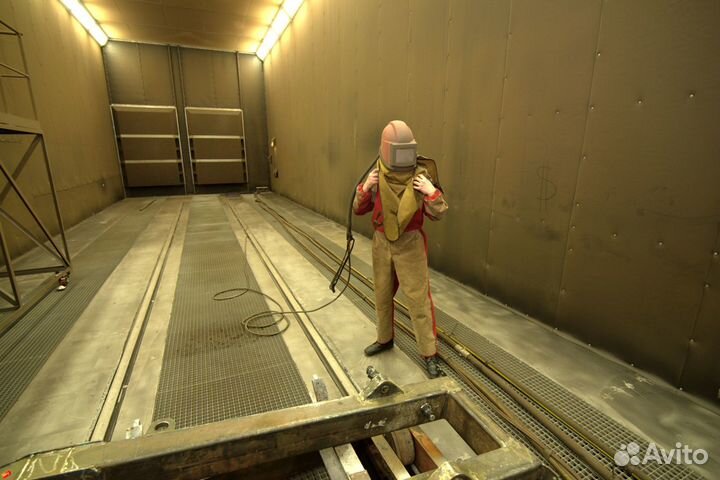 Пескоструйная обработка. Покраска