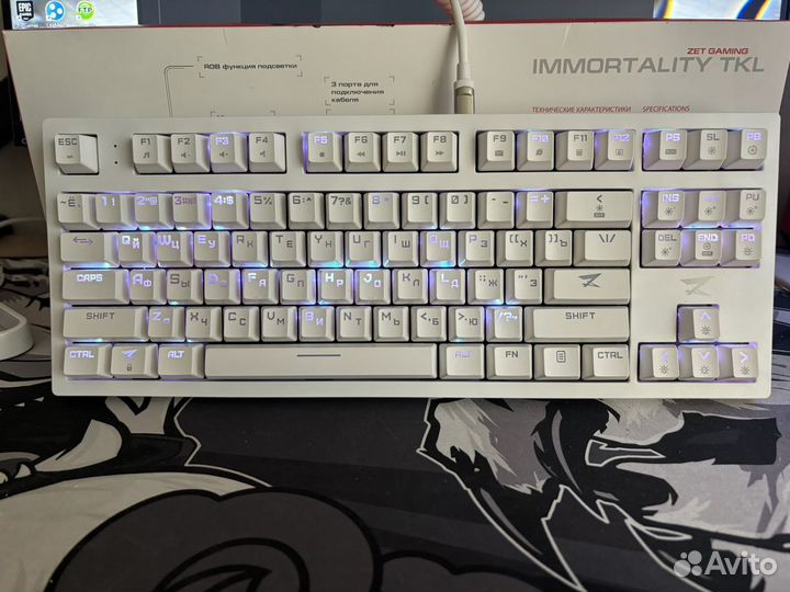 Механическая клавиатура zet gaming immortality TKL