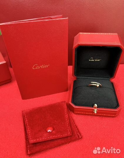 Кольцо Cartier Juste Un Clou small желтое