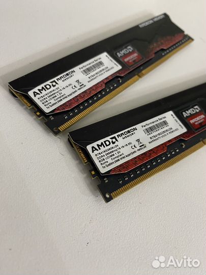 Оперативная память AMD DDR4 16GB