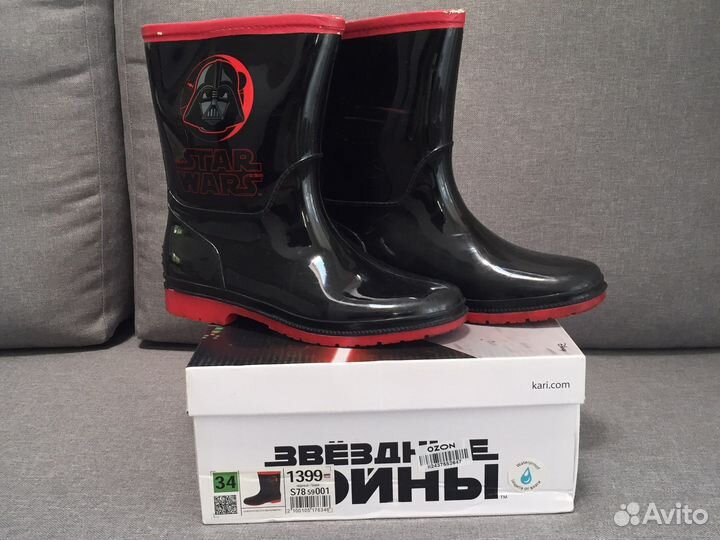 Рещиновые утепленные сапожки 34 размер