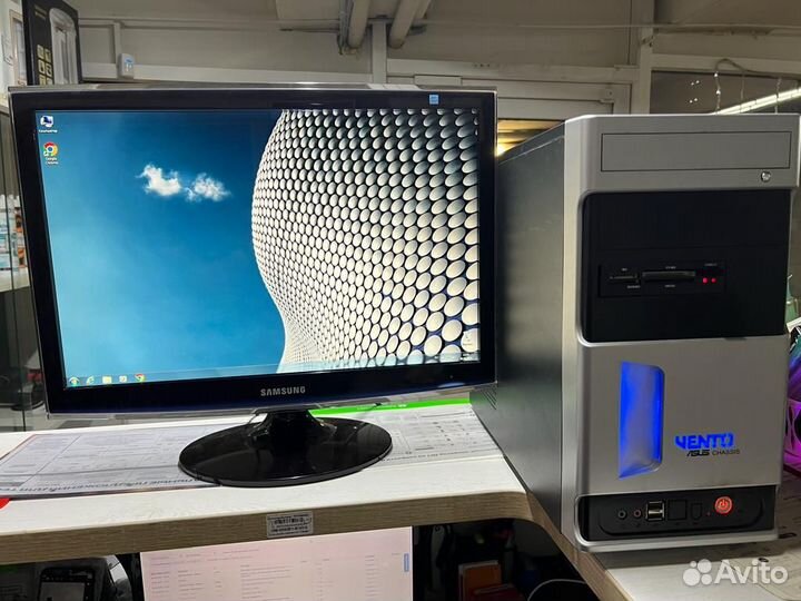 Компьютер в сборе (Intel Core 2 Duo E7400)