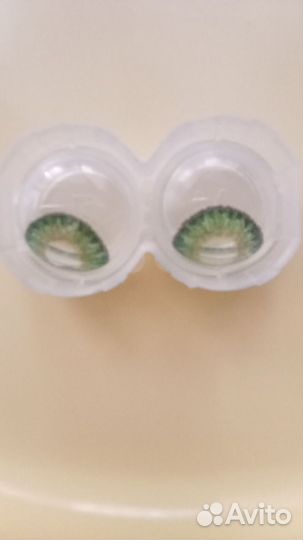 Новые цветные линзы(зелёные)