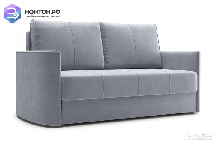 Диван еврокнижка Колибри серый