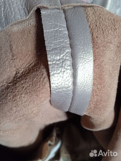 Кожаный плащик