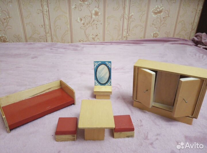 Мебель для кукол дерево 90-х годов