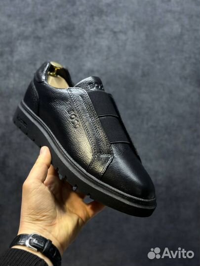 Кроссовки мужские зимние натуральная кожа