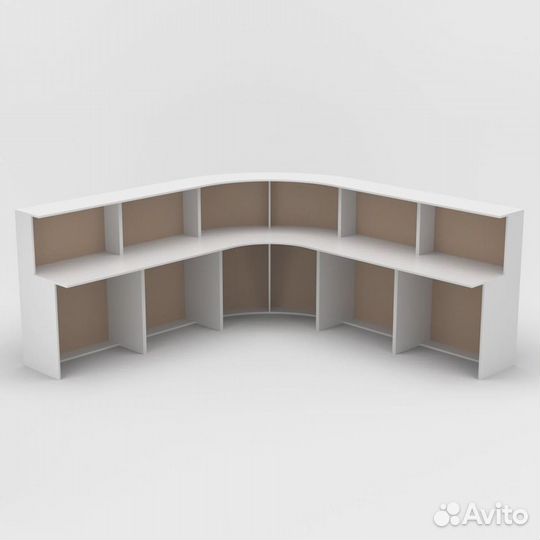 Стойка Ресепшен Модульная Волна в Наличии