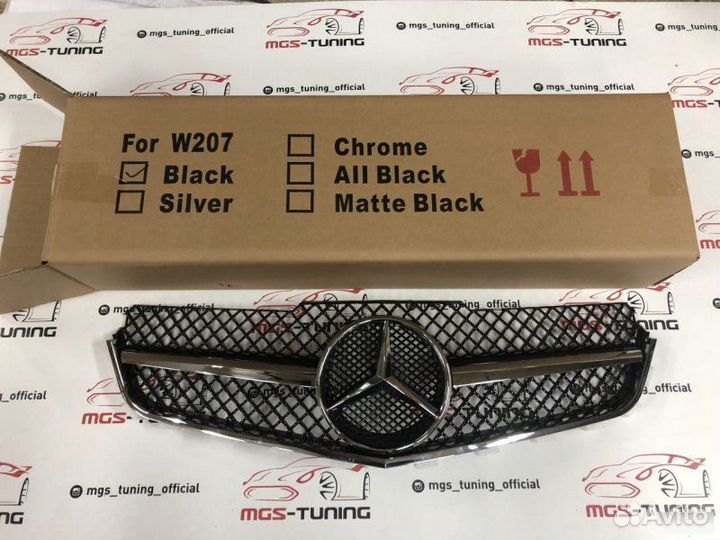 Решетка на Mercedes e-class 207 09-13 купе AMG хро
