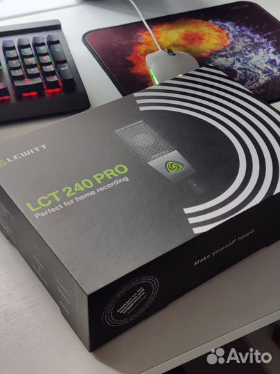 Микрофон студийный Lewitt LCT240PRO Black, новый