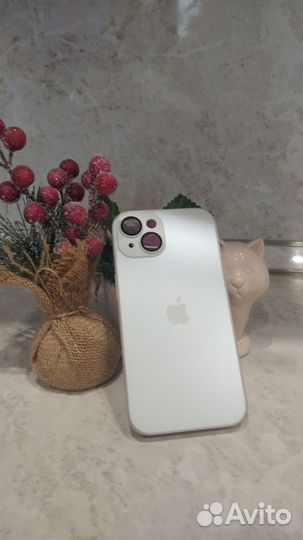 Чехол на iPhone 14 стеклянный