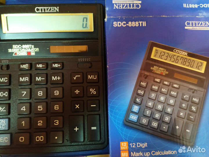 Калькулятор citizen 12 разрядов (цифр)