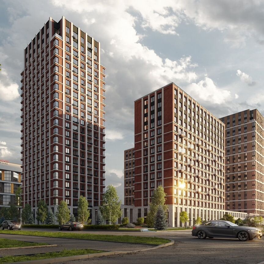 2-к. квартира, 57,6 м², 12/15 эт.