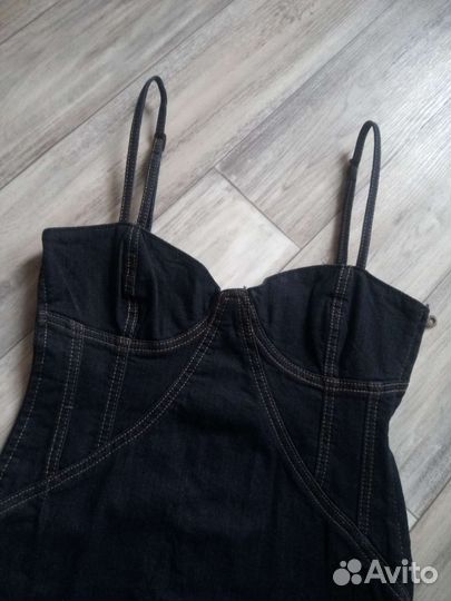 Платье джинсовое