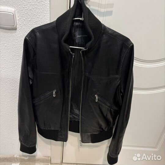 Кожаная куртка marc o polo