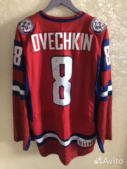 Хоккейная джерси Россия Овечкин