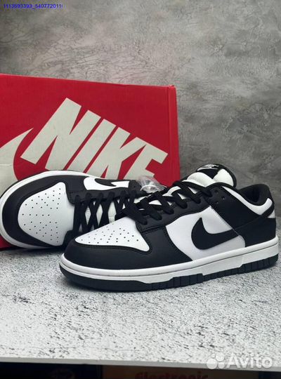 Кроссовки Nike Dunk Low White Black 36-45