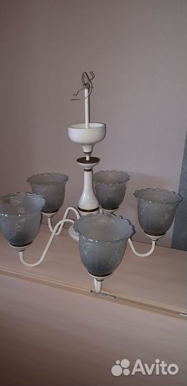 Люстра потолочная бу