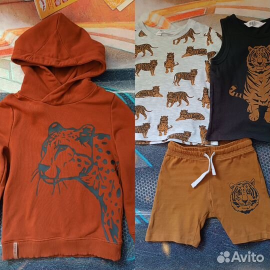 Костюм летний hm и кофта 92 98