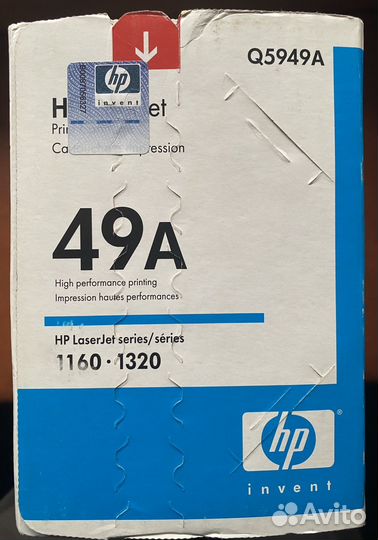Картридж HP LaserJet 49A оригинальный новый