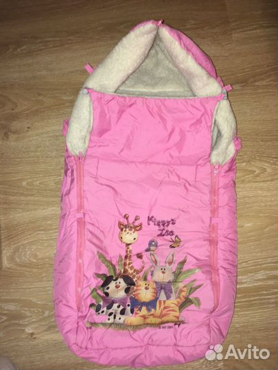 Зимний конверт в коляску, санки