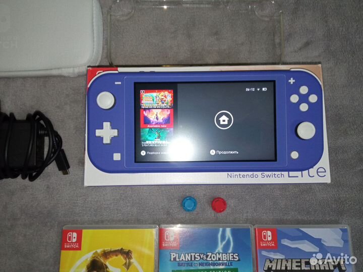 Nintendo switch lite с играми