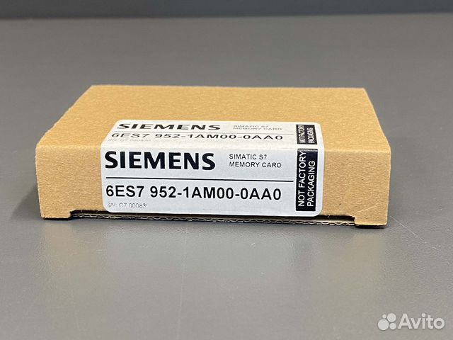 Siemens 6ES7 952-1AM00-0AA0 Память, новая, 19 шт
