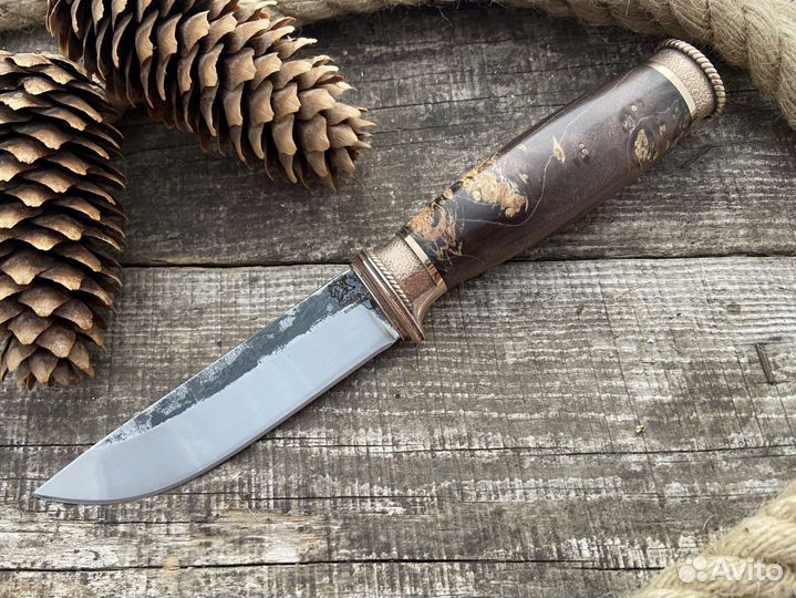 Финка охотничья из кованой стали х12мф