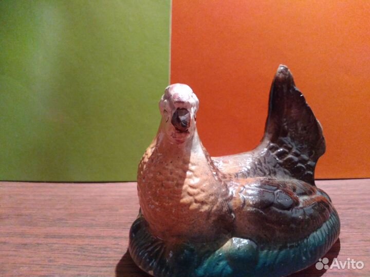 Масленка курочка. маленькая. 19век. Кузнецов