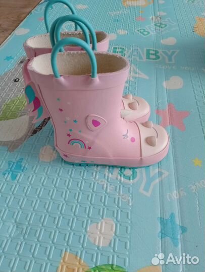 Детские резиновые сапоги 23 размер