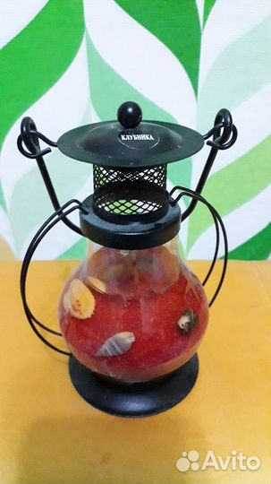 Ароматическая свеча с запахом клубники