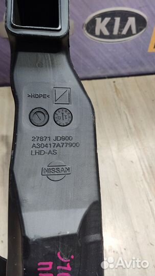 Воздуховод отопителя печки Nissan qashqai J10 Прав