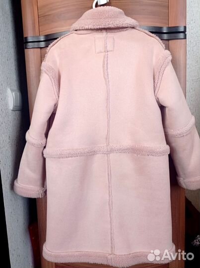 Дублёнка и шапочка демисезон