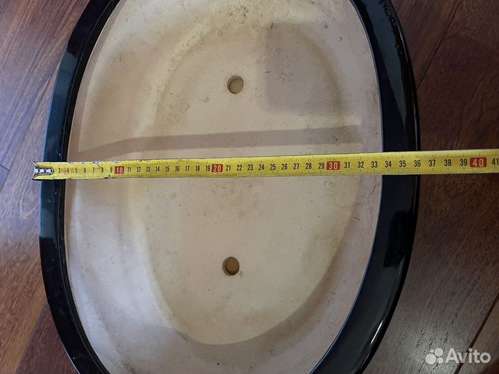 Большой керамический горшок для цветов 49/36/13