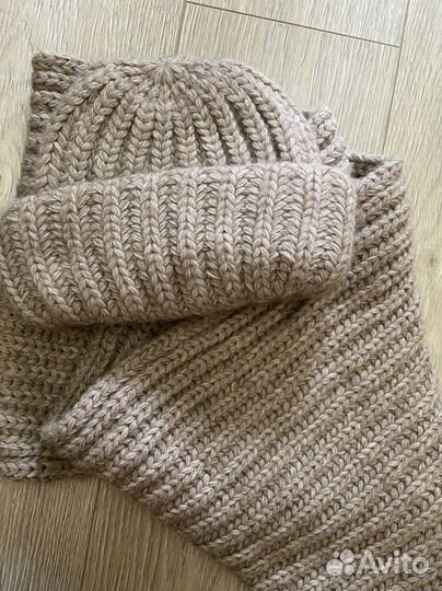 Шапка и снуд женский