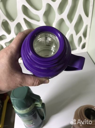 Термос с стеклянной колбой 1L 1,8L