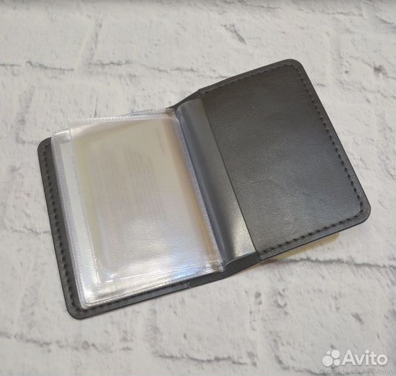 Обложка для автодокументов из натуральной кожи