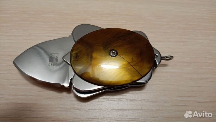 Нож складной crkt Turtle Golden Brown, оригинал
